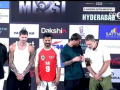 GOAT Tour: Messi appears at Uppal Stadium in Hyderabad, seen waving to the crowd in broadcast visuals - Hindi News | GOAT Tour: Messi appears at Uppal Stadium in Hyderabad, seen waving to the crowd in broadcast visuals | Latest other-sports News at Lokmattimes.com
