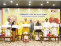 V-P Radhakrishnan releases postage stamp, commends govt support to Tamil culture - Hindi News | V-P Radhakrishnan releases postage stamp, commends govt support to Tamil culture | Latest national News at Lokmattimes.com