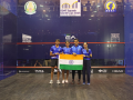 India clinch maiden Squash World Cup title with dominant win over Hong Kong, China - Hindi News | India clinch maiden Squash World Cup title with dominant win over Hong Kong, China | Latest other-sports News at Lokmattimes.com