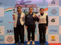 Manu Bhaker, Simranpreet Kaur Brar strike gold in women’s 25m sports pistol in National Shooting C'ship - Hindi News | Manu Bhaker, Simranpreet Kaur Brar strike gold in women’s 25m sports pistol in National Shooting C'ship | Latest other-sports News at Lokmattimes.com