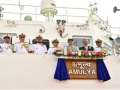 ICG commissions new-generation fast patrol vessel 'Amulya' in Goa - Hindi News | ICG commissions new-generation fast patrol vessel 'Amulya' in Goa | Latest national News at Lokmattimes.com