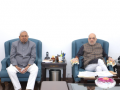 Nitish Kumar meets HM Amit Shah in Delhi, discusses Bihar's development projects - Hindi News | Nitish Kumar meets HM Amit Shah in Delhi, discusses Bihar's development projects | Latest national News at Lokmattimes.com