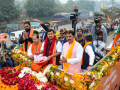 Patna welcomes Nitin Nabin with a massive BJP roadshow, city traffic comes to standstill - Hindi News | Patna welcomes Nitin Nabin with a massive BJP roadshow, city traffic comes to standstill | Latest national News at Lokmattimes.com