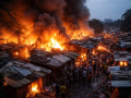 Kolkata: Several shanties gutted in fire in Garden Reach area on Christmas - Hindi News | Kolkata: Several shanties gutted in fire in Garden Reach area on Christmas | Latest national News at Lokmattimes.com