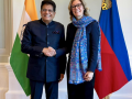 Piyush Goyal holds talks with Liechtenstein minister on cementing economic ties - Hindi News | Piyush Goyal holds talks with Liechtenstein minister on cementing economic ties | Latest international News at Lokmattimes.com