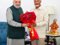 Chandrababu Naidu meets Amit Shah, seeks statutory status to Amaravati - Hindi News | Chandrababu Naidu meets Amit Shah, seeks statutory status to Amaravati | Latest national News at Lokmattimes.com