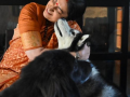 Amid ongoing dog feeder controversy, Smriti Irani shares pic of receiving ‘unconditional love’ from her pets - Hindi News | Amid ongoing dog feeder controversy, Smriti Irani shares pic of receiving ‘unconditional love’ from her pets | Latest entertainment News at Lokmattimes.com
