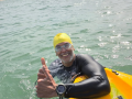 Milind Soman celebrates completing his longest swim till now - Hindi News | Milind Soman celebrates completing his longest swim till now | Latest entertainment News at Lokmattimes.com