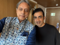 Gambhir, 'the man with the toughest job after PM', thanks Shashi Tharoor for warm words of appreciation - Hindi News | Gambhir, 'the man with the toughest job after PM', thanks Shashi Tharoor for warm words of appreciation | Latest other-sports News at Lokmattimes.com