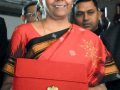 FM Sitharaman shows red 'digital bahi-khata' - Hindi News | FM Sitharaman shows red 'digital bahi-khata' | Latest business News at Lokmattimes.com