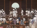 Ruckus in Kerala Assembly; shouting matches, physical jostling over Sabarimala case - Hindi News | Ruckus in Kerala Assembly; shouting matches, physical jostling over Sabarimala case | Latest national News at Lokmattimes.com