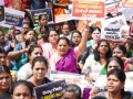 Telangana: Kavitha leads protest over unfulfilled promises of Congress govt - Hindi News | Telangana: Kavitha leads protest over unfulfilled promises of Congress govt | Latest national News at Lokmattimes.com