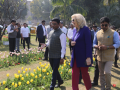NDMC Chairman Keshav Chandra inaugurates Tulip festival - Hindi News | NDMC Chairman Keshav Chandra inaugurates Tulip festival | Latest national News at Lokmattimes.com