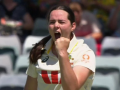 Pink-ball Test: 'I was really thrilled to get my first wicket,' says Lucy on dismissing Smriti - Hindi News | Pink-ball Test: 'I was really thrilled to get my first wicket,' says Lucy on dismissing Smriti | Latest other-sports News at Lokmattimes.com