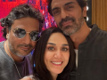 Preity Zinta meets Arjun Rampal at 'Dhurandhar 2' screening, marks 'Dil Hai Tumharaa' reunion - Hindi News | Preity Zinta meets Arjun Rampal at 'Dhurandhar 2' screening, marks 'Dil Hai Tumharaa' reunion | Latest entertainment News at Lokmattimes.com