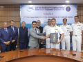 GRSE delivers three warships to Navy on single day - Hindi News | GRSE delivers three warships to Navy on single day | Latest national News at Lokmattimes.com