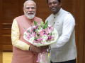 'Honoured to be part of your team: Leander Paes meets PM, Modi after joining BJP - Hindi News | 'Honoured to be part of your team: Leander Paes meets PM, Modi after joining BJP | Latest other-sports News at Lokmattimes.com