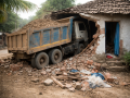 Truck crashes into house in MP; one dead, four hurt - Hindi News | Truck crashes into house in MP; one dead, four hurt | Latest national News at Lokmattimes.com