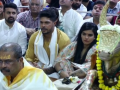Umesh Yadav visits Mahakaleshwar Temple in Ujjain, attends Bhasma Aarti - Hindi News | Umesh Yadav visits Mahakaleshwar Temple in Ujjain, attends Bhasma Aarti | Latest other-sports News at Lokmattimes.com