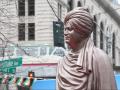 Swami Vivekananda statue unveiled in Seattle marking cultural milestone for Indian Americans - Hindi News | Swami Vivekananda statue unveiled in Seattle marking cultural milestone for Indian Americans | Latest international News at Lokmattimes.com