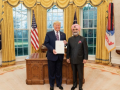 Trump congratulates Taranjit Singh Sandhu on Delhi role - Hindi News | Trump congratulates Taranjit Singh Sandhu on Delhi role | Latest international News at Lokmattimes.com