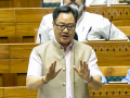 'Historic opportunity lost': Kiren Rijiju slams Opposition's stand on Women's Bill - Hindi News | 'Historic opportunity lost': Kiren Rijiju slams Opposition's stand on Women's Bill | Latest national News at Lokmattimes.com