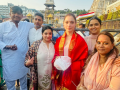 Tamannaah Bhatia offers prayers at the Tirumala temple - Hindi News | Tamannaah Bhatia offers prayers at the Tirumala temple | Latest entertainment News at Lokmattimes.com