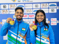 ISSF Jr World Cup: Shambhavi, Divyanshu clinch mixed team air rifle gold with junior world record score - Hindi News | ISSF Jr World Cup: Shambhavi, Divyanshu clinch mixed team air rifle gold with junior world record score | Latest other-sports News at Lokmattimes.com