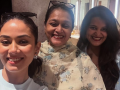 Mira Rajput spends quality time with MIL Supriya Pathak & SIL Sanah, shares cheerful selfie - Hindi News | Mira Rajput spends quality time with MIL Supriya Pathak & SIL Sanah, shares cheerful selfie | Latest entertainment News at Lokmattimes.com