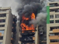Massive blaze engulfs 8 flats in multi-storey building in Ghaziabad's Indirapuram - Hindi News | Massive blaze engulfs 8 flats in multi-storey building in Ghaziabad's Indirapuram | Latest national News at Lokmattimes.com