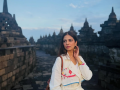 Malavika Mohanan on her trip to Borobudur in Indonesia: What I saw that morning was nothing short of magical! - Hindi News | Malavika Mohanan on her trip to Borobudur in Indonesia: What I saw that morning was nothing short of magical! | Latest entertainment News at Lokmattimes.com