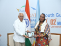 Gujarat CM meets Rwanda High Commissioner in Surat, focus on boosting economic ties - Hindi News | Gujarat CM meets Rwanda High Commissioner in Surat, focus on boosting economic ties | Latest national News at Lokmattimes.com
