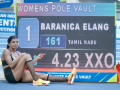 Baranica Elangovan betters national pole vault record in Bhubaneswar - Hindi News | Baranica Elangovan betters national pole vault record in Bhubaneswar | Latest other-sports News at Lokmattimes.com