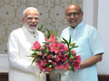 PM Modi extends birthday greetings to VP Radhakrishnan, praises his deep commitment to democratic values - Hindi News | PM Modi extends birthday greetings to VP Radhakrishnan, praises his deep commitment to democratic values | Latest national News at Lokmattimes.com