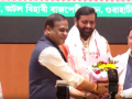 Assam BJP legislature party picks Himanta Biswa Sarma for second term as CM - Hindi News | Assam BJP legislature party picks Himanta Biswa Sarma for second term as CM | Latest national News at Lokmattimes.com