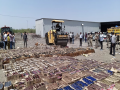 Ahmedabad Police destroy liquor worth Rs 4.19 crore seized in prohibition cases - Hindi News | Ahmedabad Police destroy liquor worth Rs 4.19 crore seized in prohibition cases | Latest national News at Lokmattimes.com