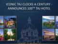 Iconic Taj clocks a century - Hindi News | Iconic Taj clocks a century | Latest lifestyle News at Lokmattimes.com