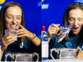 Organisers surprise Iga Swiatek by putting 'tiramisu' inside US Open 2022 trophy - Hindi News | Organisers surprise Iga Swiatek by putting 'tiramisu' inside US Open 2022 trophy | Latest tennis News at Lokmattimes.com