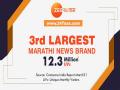 24Taas.com achieves 3rd position on Comscore; crosses 12 million Unique Monthly Visitors - Hindi News | 24Taas.com achieves 3rd position on Comscore; crosses 12 million Unique Monthly Visitors | Latest business News at Lokmattimes.com