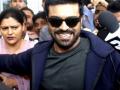 On his first post-Oscars appearance, Ram Charan receives rousing reception at IGI - Hindi News | On his first post-Oscars appearance, Ram Charan receives rousing reception at IGI | Latest entertainment News at Lokmattimes.com