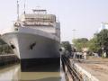 Rajabagan Dockyard comes of age, docks 110-metre long vessel - Hindi News | Rajabagan Dockyard comes of age, docks 110-metre long vessel | Latest international News at Lokmattimes.com