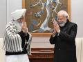PM Modi meets Baba Gurinder Singh Dhillon of Radha Soami Satsang Beas - Hindi News | PM Modi meets Baba Gurinder Singh Dhillon of Radha Soami Satsang Beas | Latest national News at Lokmattimes.com