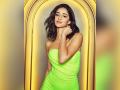 Ananya Panday aces fashion game with her neon coloured short dress - Hindi News | Ananya Panday aces fashion game with her neon coloured short dress | Latest maharashtra News at Lokmattimes.com