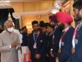 President hosts high tea for Olympians, says country proud of them - Hindi News | President hosts high tea for Olympians, says country proud of them | Latest other-sports News at Lokmattimes.com