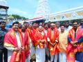 J.P. Nadda offers prayers at Tirumala temple - Hindi News | J.P. Nadda offers prayers at Tirumala temple | Latest national News at Lokmattimes.com