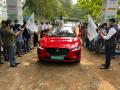 First ever electric cars rally held in Mumbai to combat pollution - Hindi News | First ever electric cars rally held in Mumbai to combat pollution | Latest maharashtra News at Lokmattimes.com