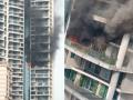 Mumbai: Fire engulfs Parel skyscraper, many feared trapped - Hindi News | Mumbai: Fire engulfs Parel skyscraper, many feared trapped | Latest national News at Lokmattimes.com