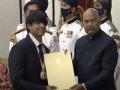 Neeraj Chopra, Sumit Antil among 12 conferred Khel Ratna; 35 get Arjuna awards - Hindi News | Neeraj Chopra, Sumit Antil among 12 conferred Khel Ratna; 35 get Arjuna awards | Latest other-sports News at Lokmattimes.com