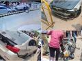K'taka: 2 injured as BMW driver loses control, jumps divider - Hindi News | K'taka: 2 injured as BMW driver loses control, jumps divider | Latest national News at Lokmattimes.com