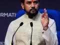 Anurag Thakur accuses Kejriwal of patronising corrupt ministers - Hindi News | Anurag Thakur accuses Kejriwal of patronising corrupt ministers | Latest politics News at Lokmattimes.com